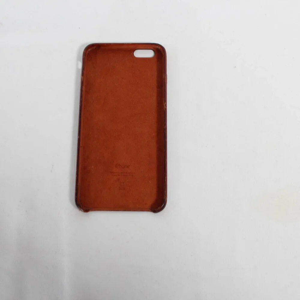 Genuine Apple Leather Case for iPhone 7 Plus/8 Plus Saddle Brown Fair Condition
